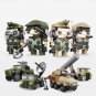 SWAT Police BrickHeadz Minifigures Lego Compatible City Police Set