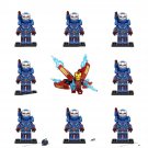 War Machine VS Iron Man Minifigures Lego Compatible Iron Man 2 Sets
