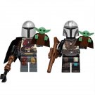 2Set The Mandalorian Grogu Minifigures Lego Compatible Toy