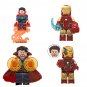 Damaged Iron Man Doctor Strange Minifigures Lego Compatible Avengers E