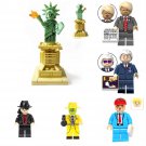 America Statue of Liberty famous person Minifigures Lego Compatible Mi