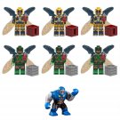 7pcs Darkseid Parademon Minifigures Lego Compatible Super-Villains Set