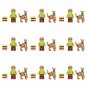 9pcs Scooby-Doo Fred Minifigures Lego Compatible TV Sets