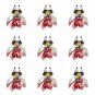 9pcs Akita Minifigures Lego Compatible Ninjago Sets