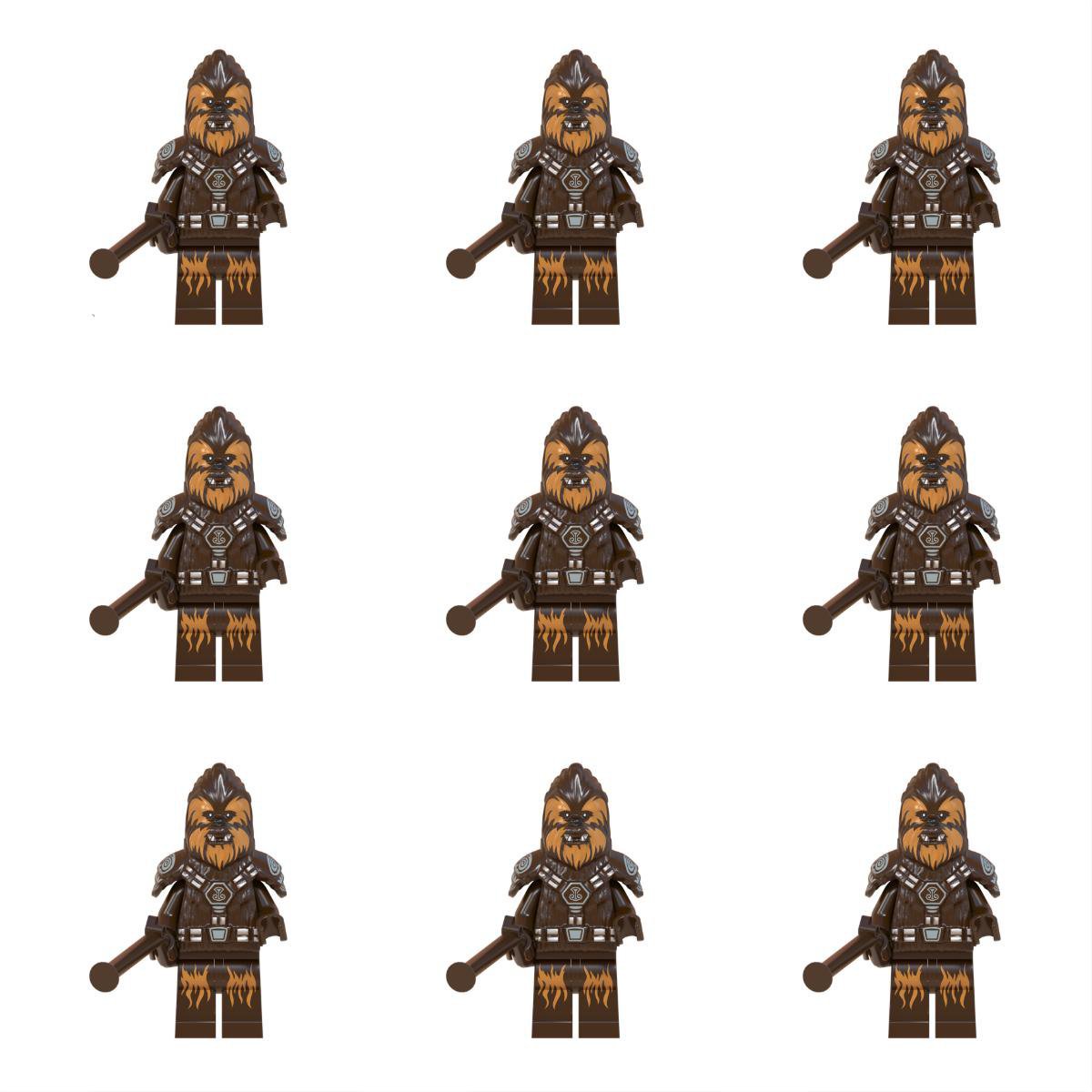 9pcs Tarfful army group Minifigures Lego Compatible Star Wars Sets