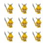 9pcs Master Of The Golden Dragon Minifigures Lego Compatible Ninjago S