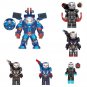 6pcs New War Machine James Rhodes Minifigures Lego Compatible Avengers