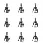 9pcs IG-88 Robot Minifigures Lego Compatible Star Wars Set