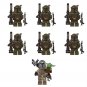 8pcs The Mandalorian Grogu Heavy Infantry Mandalorian Minifigures Lego