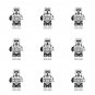 9pcs Scout trooper Minifigures Lego Compatible The Mandalorian TV Sets