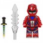 Red Soldier Minifigures Lego Compatible Power Rangers Minifigure