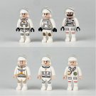 6pcs Astronauts Minifigures Lego Compatible space flight Set