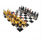 Gold Knight Vs Skeletal Knight Chess Minifigures Lego Compatible Chess