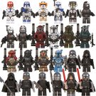 24pcs Heavy Mandalorian Knights Of Ren Commander Cody Minifigures Lego