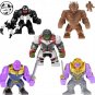 5pcs Big Venom Tree Man Hulk Thanos Minifigures Lego Compatible The Av