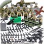 US M1a1 155mm Howitzer artillery Base Soldier Minifigures Lego Compati
