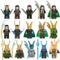 15pcs Loki Minifigures Lego Compatible Loki Season 1 Set