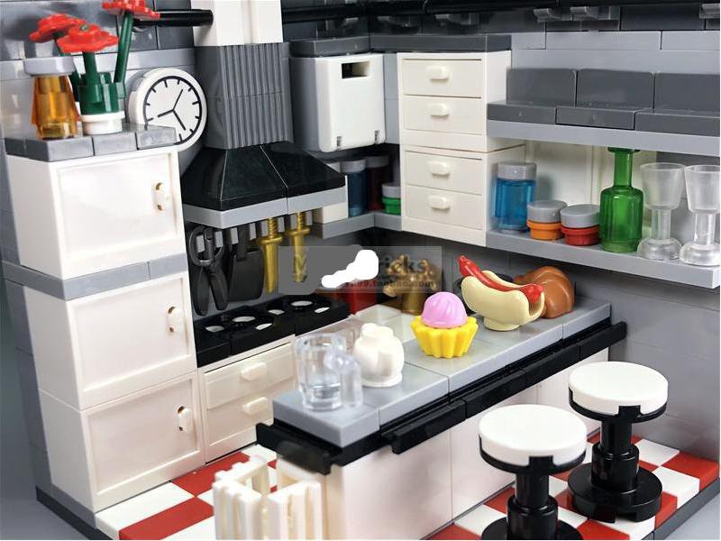 Home Kitchen building block Lego Compatible City Minifigures Sets