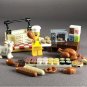 French Restaurant kitchen Cook Minifigures Lego Compatible City Restau