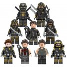 9pcs Hawkeye Clint Barton Minifigures Lego Compatible The Avengers Set