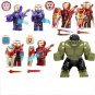 Hulk Virginia Pepper Potts MK16 Iron Man MK53 Minifigures Lego Compati