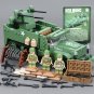 USA Soldier M16 MGMC Truck Minifigures Lego Compatible WW2 Military se