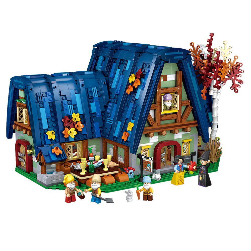 The Seven Dwarfs House Minifigures Lego Compatible Snow White and the