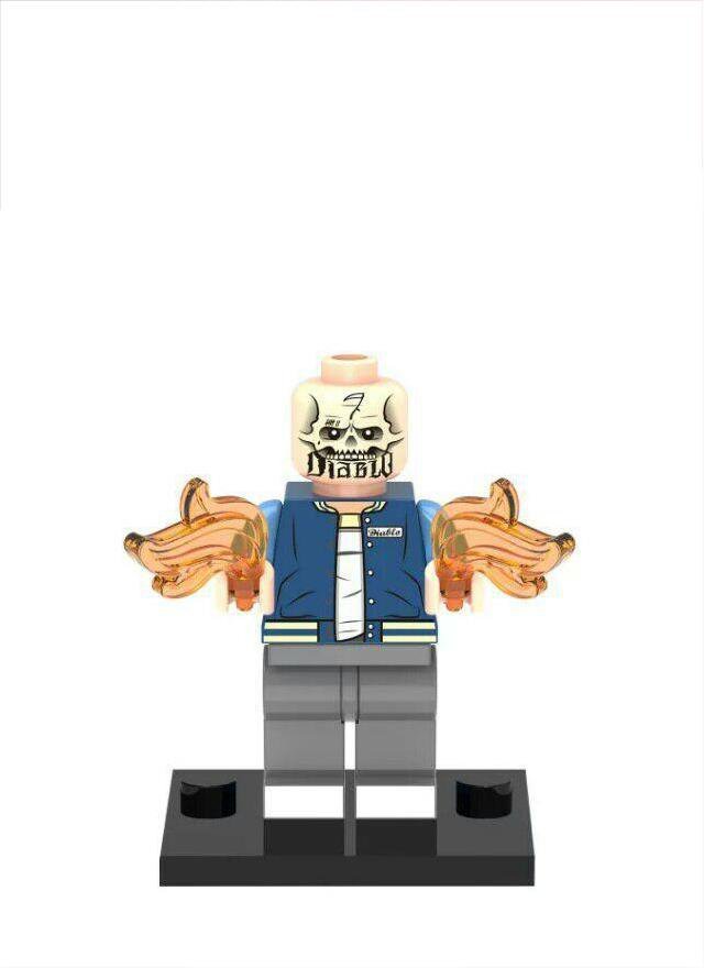El Diablo Minifigures Lego Compatible All-Star Western Minifigure