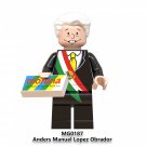 Anders Manuel Lopez Obrador Minifigures Lego Compatible Movie Minifigu