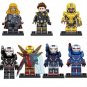 Heavy armor Thanos Thor Hawkeye Iron Man Minifigures Lego Compatible T