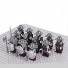 12pcs The Three Kingdoms Han Soldier Minifigures Lego Compatible Medie