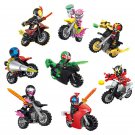 Masked Rider Motorcycle Minifigures Lego Compatible Comic Sets