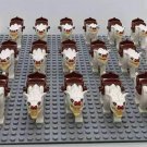 21pcs White Orcs Vargr Minifigures Lego Compatible The Lord of the Rin