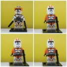 Commander Cody Yellow Utapau Clone Trooper Minifigures Lego Compatible