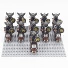 11pcs Evil dwarf Boar mount Minifigures Lego Compatible The Hobbit Dwa