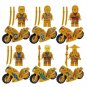 Golden Kai Jay Cole Sensei Wu Motorcycle Minifigures Lego Compatible N