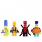 Simpson Deadpool Marge Simpson Bart Simpson Minifigures Lego Compatibl
