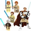 5pcs Obi-Wan Kenobi Jedi Master Minifigures Lego Compatible Star Wars