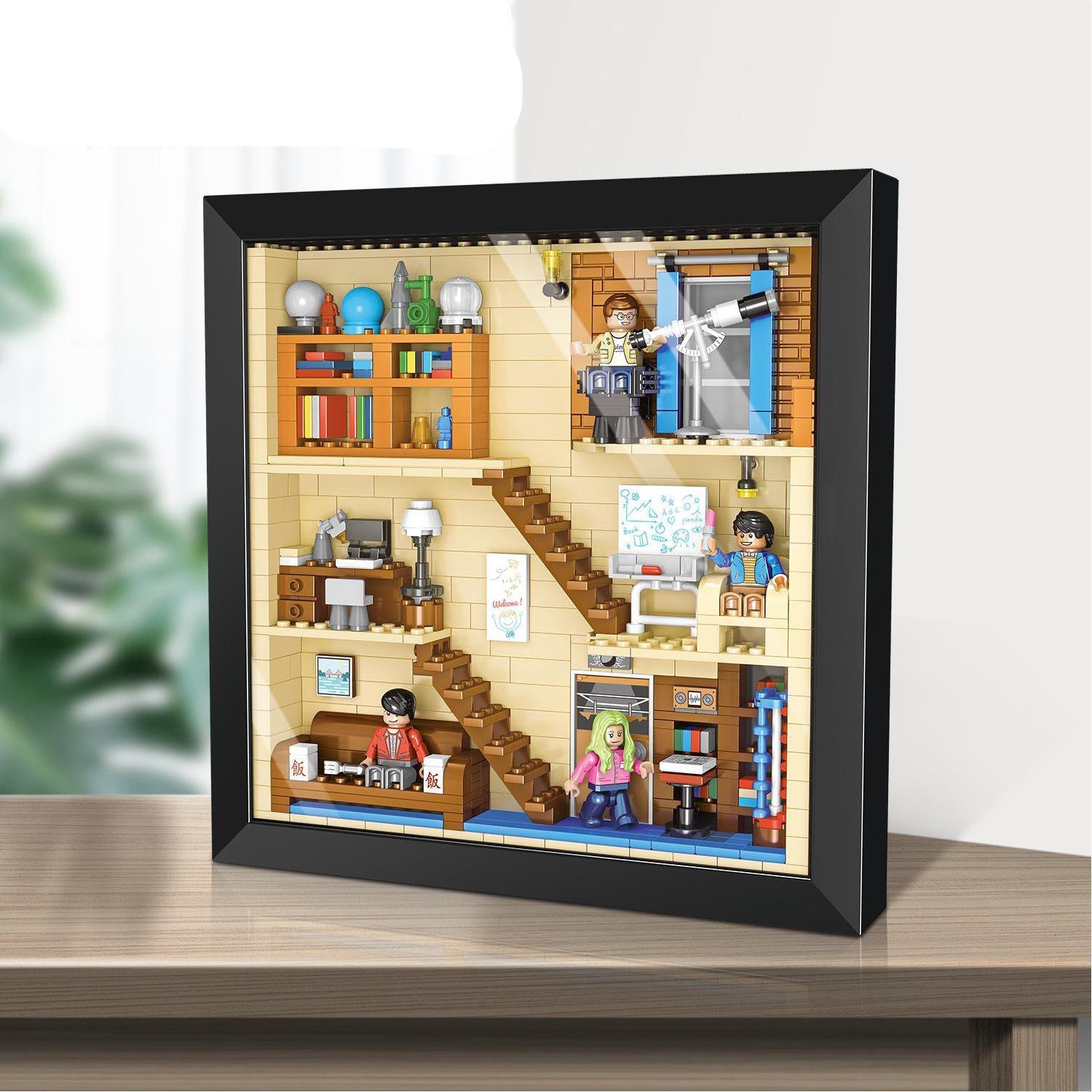 Home Pcture Nsde Frame Minifigures Lego Compatible City Frame Sets