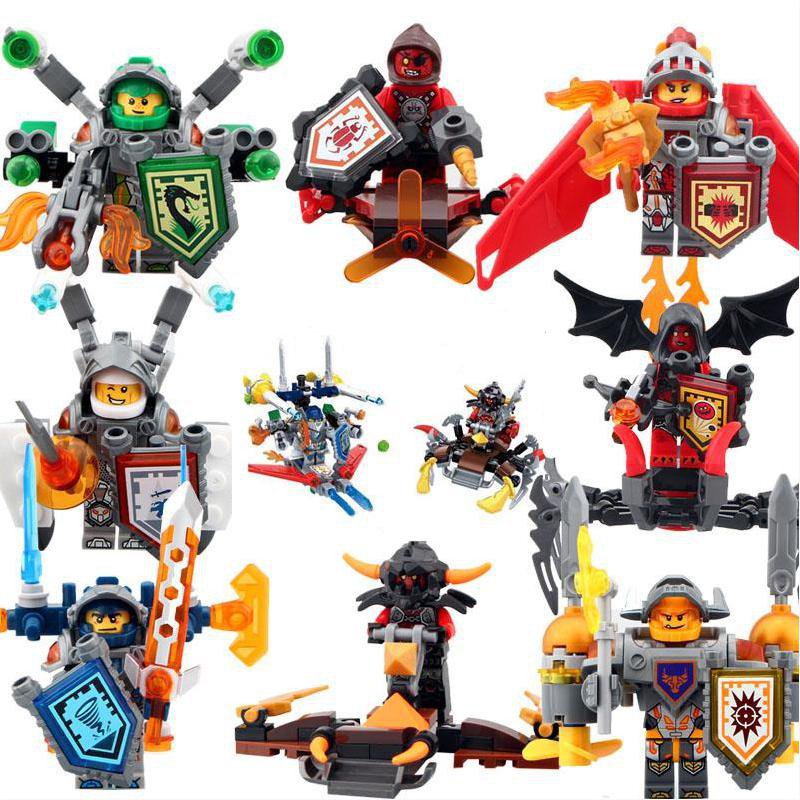 Clay Moorington Macy Halbert Aaron Fox Axl aerobat Minifigures Lego Co