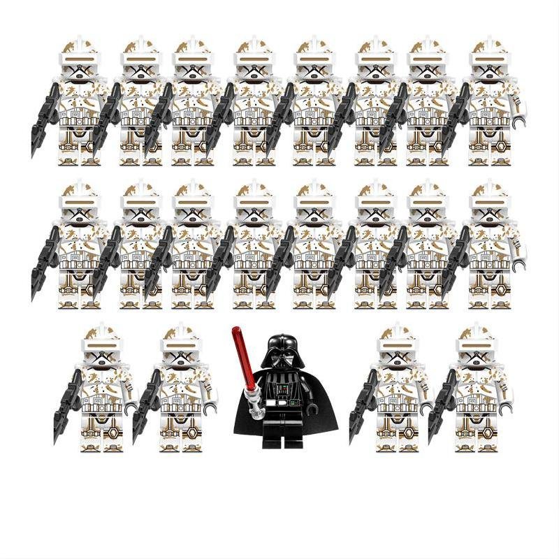 21pcs Clone desert soldier Darth Vader Minifigures Lego Compatible Sta