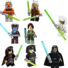 8pcs Aayla Secura Star Wars Minifigures Lego Compatible Toy