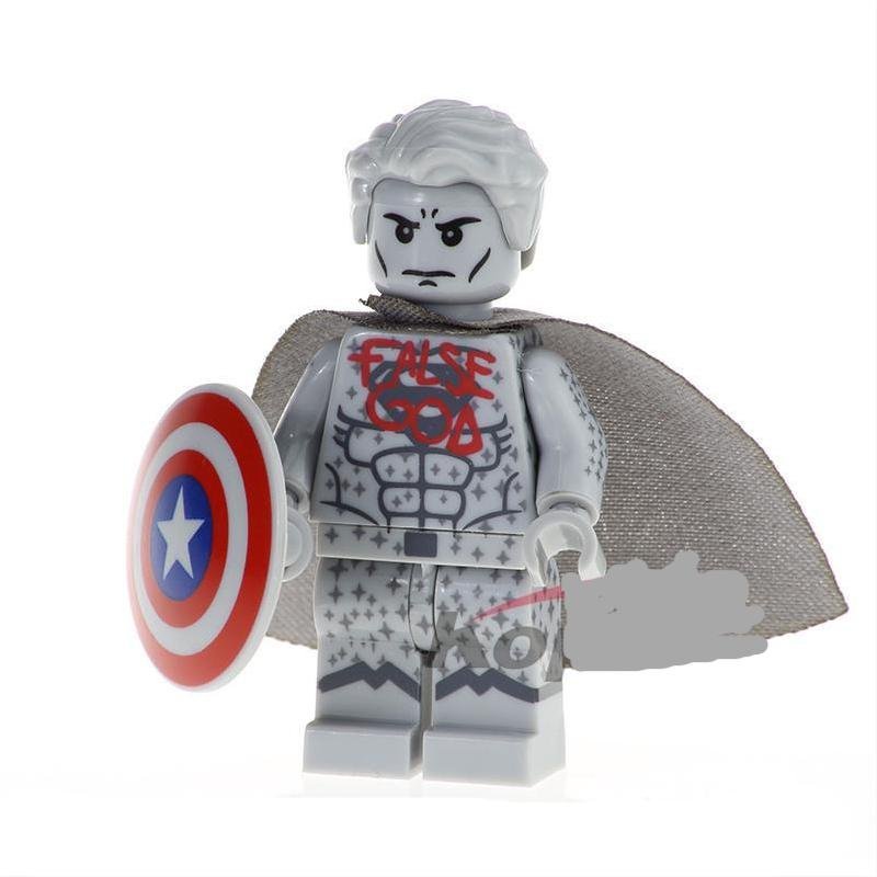 False God Superman Statue Minifigures Lego Compatible Superman Minifig