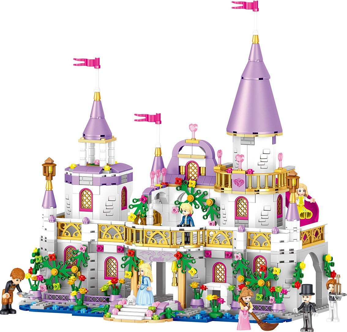 Princess Castle Snow White Castle Elsa Minifigures Lego Compatible Mov