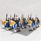 Medieval Knights Blue Lions Knights Minifigures Lego Compatible Milita