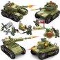 Tank Corps Zulfiqar Tank Soldier Minifigures Lego Compatible WW2 Tank