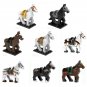 8pcs Middle Ages Hanoverian Horse Minifigures Lego Compatible Medieval