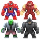 Big Juggernaut Lizard Man Rhino Minifigures Lego Compatible New Super