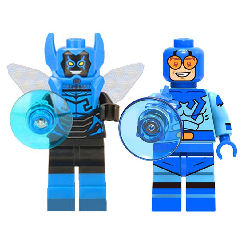 2pcs Blue Beetle Dan Garrett Minifigures Lego Compatible Super Heroes