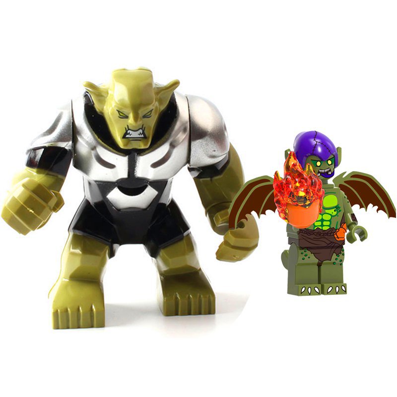 2pcs Green Goblin Norman Osborn Minifigures Lego Compatible Spider-Man